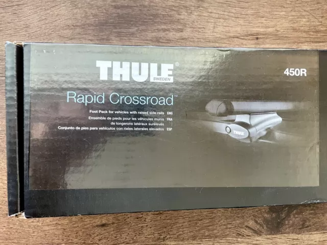 Thule Rapid Crossroad Foot Pack 450R + Thule Lock/Key Set (Bundle MSRP $319.90)
