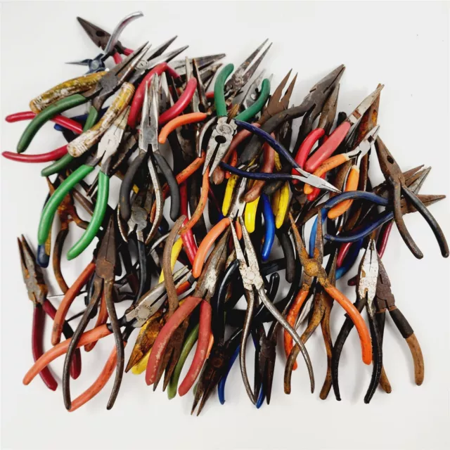 Lot of 68 Needle Nose Pliers Klein Crescent Goodyear Craftsman Utica Bell System Lot of 68 Needle Nose Pliers Klein Crescent Goodyear Craftsman Utica Bell System