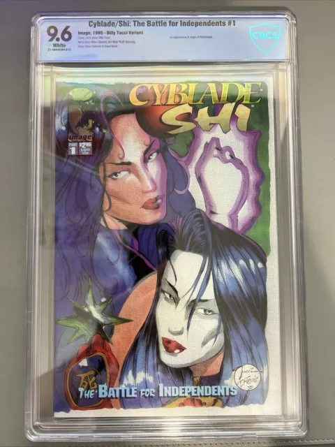 Cyblade Shi Battle for Independents 1B Tucci Variant CBCS 9.6 - 1st Witchblade