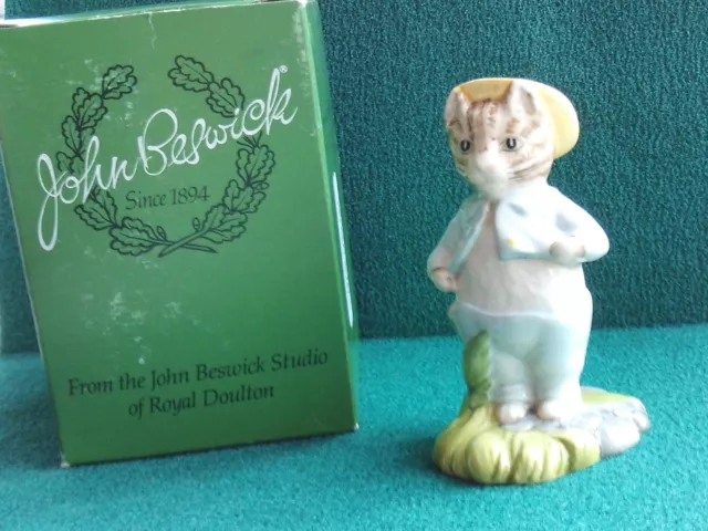 Beswick  Beatrix Potter Tom Kitten In The Rockery Perfect Boxed Bp10A