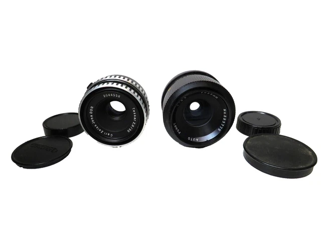 Zeiss Jena DDR M42 Tessar 2,8/50mm & Porst Auto M42, 3,5/35mm Objektive