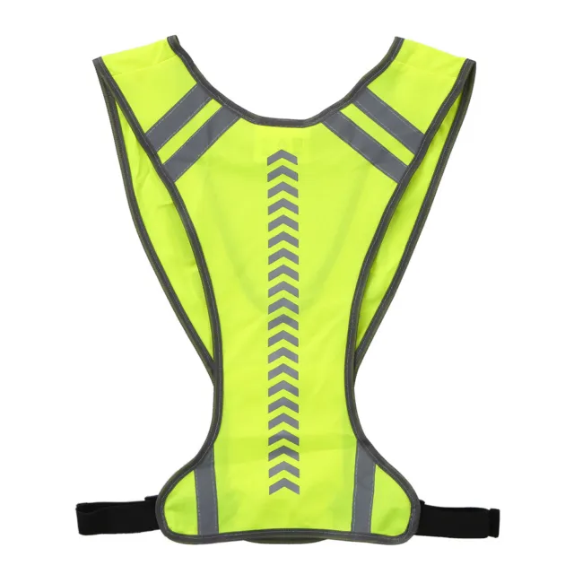 High Visibility Safety Vest  Sports Running Cycling Reflective Vest L0T2 2