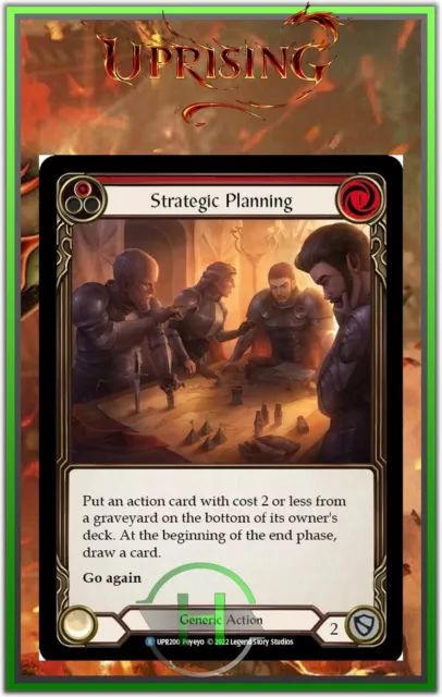 Strategic Planning Red - FAB:Uprising - UPR200 - Carte Officielle Anglaise