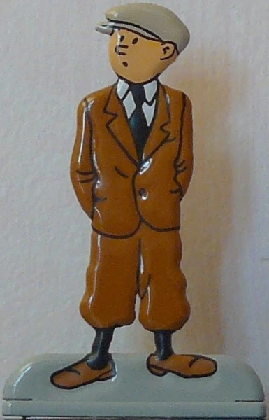 Boite en métal Tintin Hergé 15 cm de diamètre