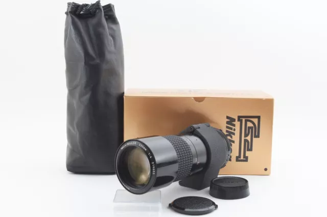 [TOP MINT] Nikon Ai-s Ais Micro Nikkor 200mm f/4 Macro MF Lens From Japan