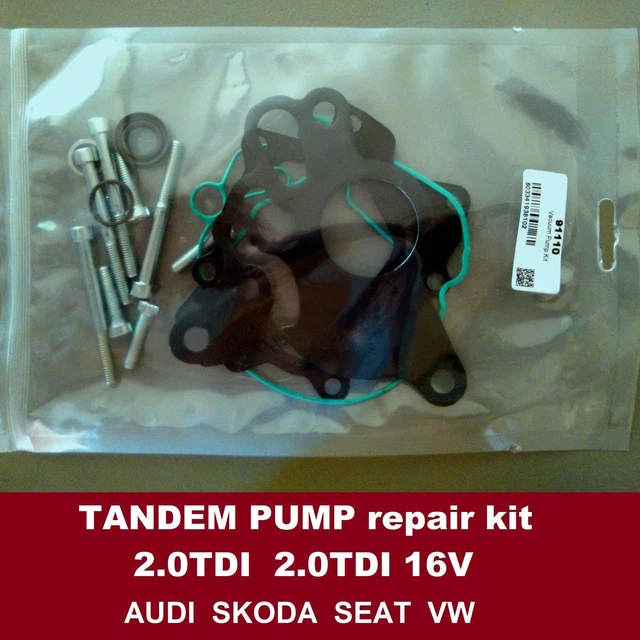 VACUUM TANDEM PUMP seals kit Audi VW Skoda Seat 2.0TDI MD91110