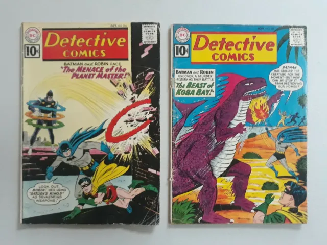 Detective Comics 296, 297 Silver Age Batman 1961