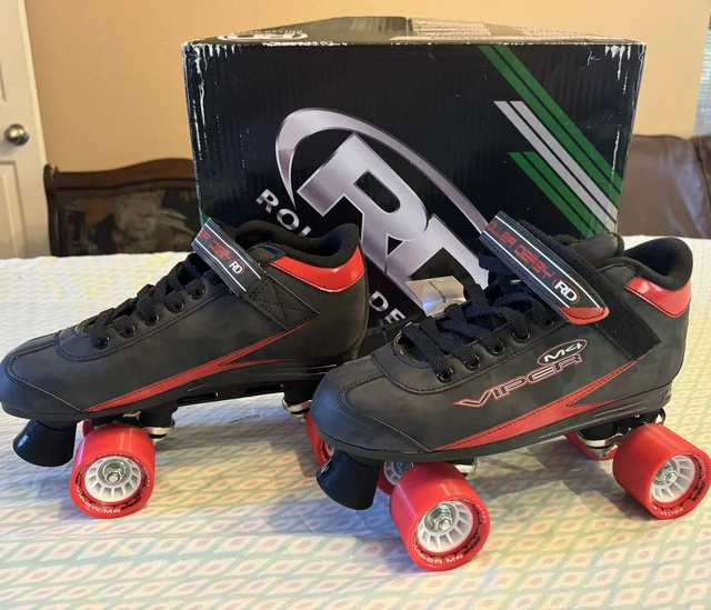 ROLLER DERBY VIPER M4 Quad Skate Model U724M Size Mens 8 Womens 10 NEW