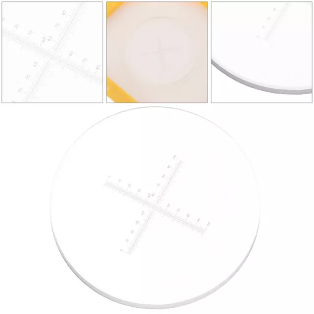 Objektträger Für Mikroskop Mikrometer Feinmessskala Das Kreuz