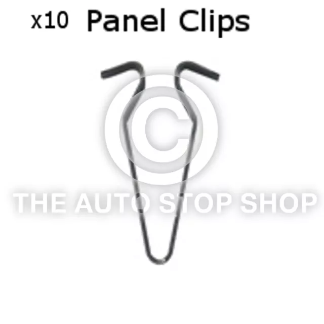 Panneau Pince Clips Bordure Gamme VW Inclus Passatrange/ Phaeton/ Polo Etc 10pk