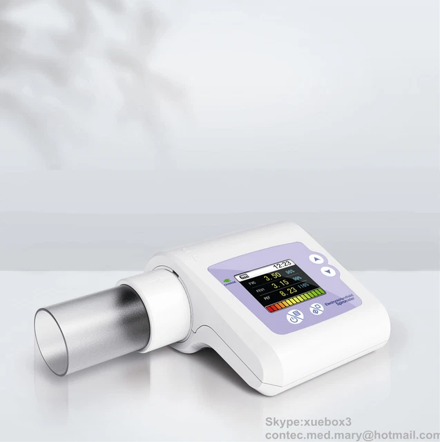 CONTEC SP10 Spirometer Digital Lung Volume device Pulmonary Function+mouthpie,CE
