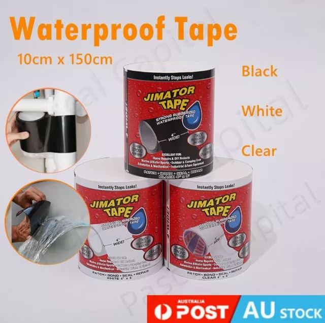 Waterproof Tape Super Strong Stop Leak Repair Leakage Flex Seal Fiber Tool 1.5M