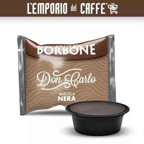 300 Capsule Cialde Caffe Borbone Don Carlo Miscela Nera Compatibili A Modo Mio