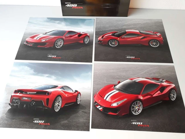 Ferrari Prospekt Poster 488 / 812 / GTC4 / Portofino 6x Portfolio Mappen