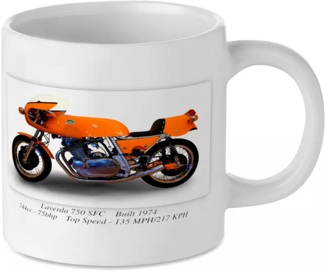 Laverda 750 SFC Motorcycle Motorbike Tea Coffee Mug Biker Gift Printed UK