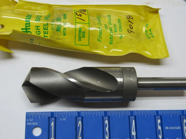 IRWIN® 90184 - 1-5/16" HSS SAE Reduced Shank Right Hand S&D Drill Bit