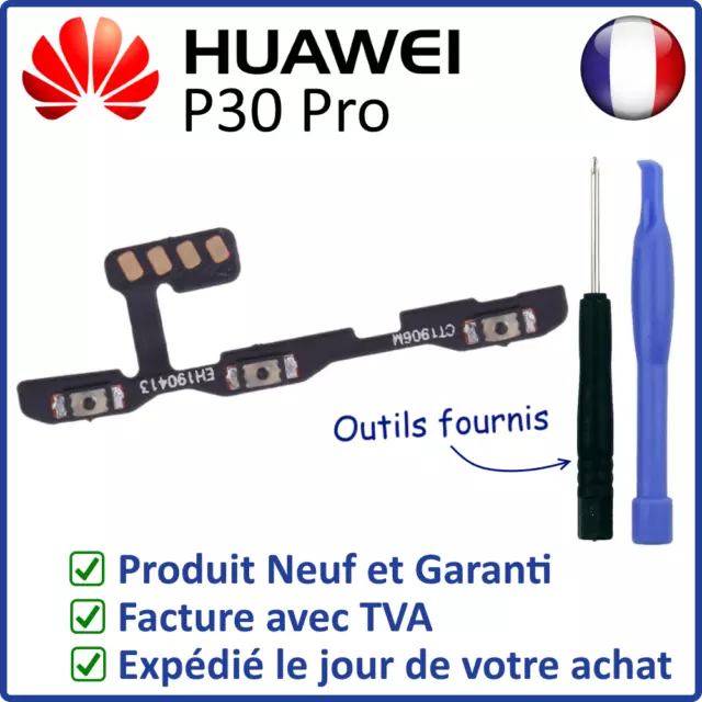 Nappe Interne Des Boutons Power On Off Et Volume + - Du Huawei P30 Pro