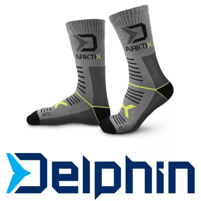 DELPHIN ArktiX THERMOSOCKEN, WINTER ANGELN OUTDOOR SPORT THERMO SOCKEN Gr. 41-46