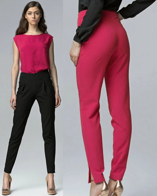 Pantalon a pince femme noir hotsell