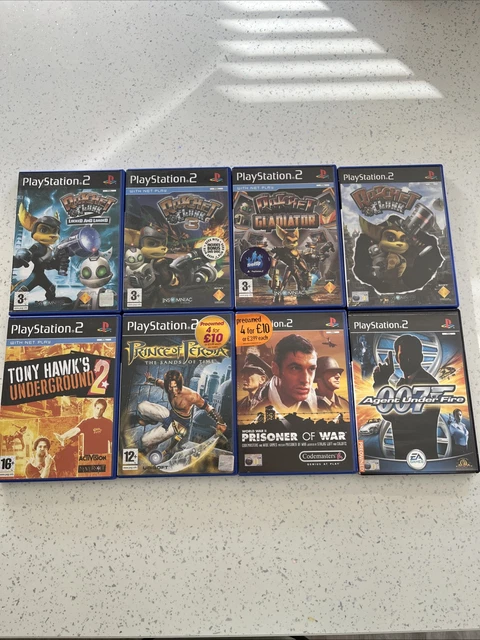 SONY PS2 GAMES Bundle - Ratchet And Clank, Tony Hawks Underground 2 ...