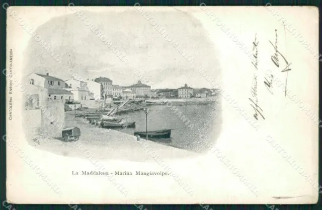 Sassari La Maddalena Marina Mangiavolpe cartolina QT2358