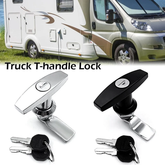 Industrial Cabinet Security Lock Truck T-handle Lock With Keys Trailer Latch