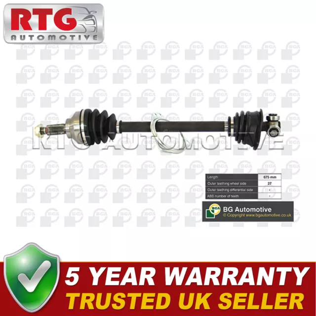 Front Left Driveshaft Fits Nissan Primastar Vauxhall Vivaro Renault Trafic Opel