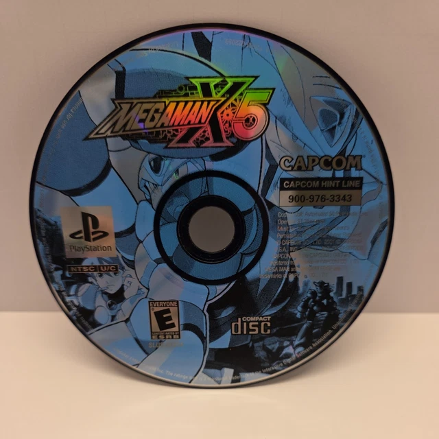 Mega Man X5 Sur PS1 – Version PAL Française, Excellent état, Boîte Complète