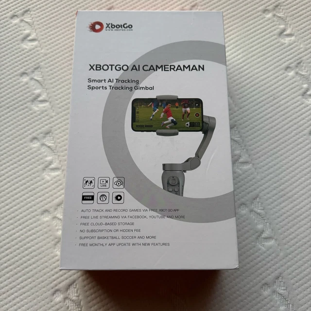 中古美品　XbotGo AI CAMERAMAN スポーツトラッキングジンバル Amazon.co.jp: XbotGo AIスポーツジンバルリモートキット