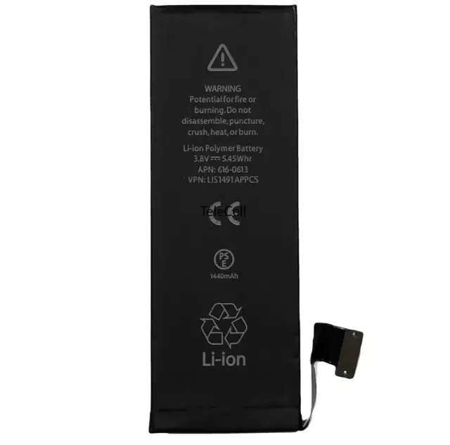 New Replacement Battery for iPhone 5 5G GSM CDMA 1440mAh 3.8V 0 Cycle