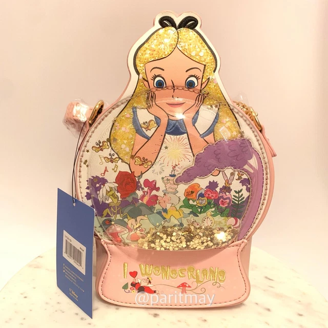 Danielle Nicole Disney Alice In Wonderland Glitter Snow Globe Crossbody Bag NWT Danielle Nicole Disney Alice In Wonderland Glitter Snow Globe Crossbody Bag NWT