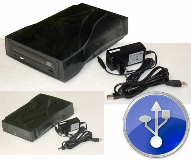 External USB CD - ROM Cd-Rw / Rw With Power Supply Also For Panasonic CF-27