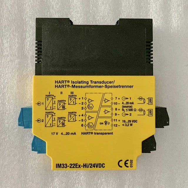 one NEW TURCK IM33-22Ex-Hi/24VDC safety barrier in box FREE SHIPPING