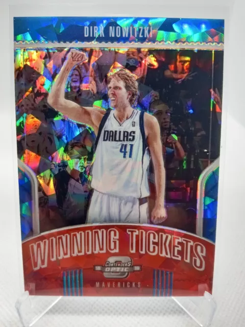 2018 Contenders Optic - Dirk Nowitzki #6 - Winning Tickets Red Cracked Ice