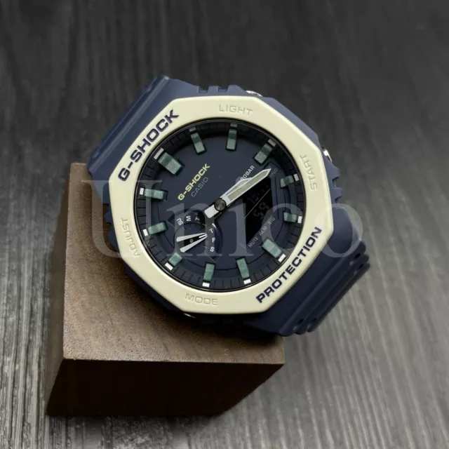 Custom Made MODS Watch GA2110ET-2A G-SHOCK Casio Green Scale Rings