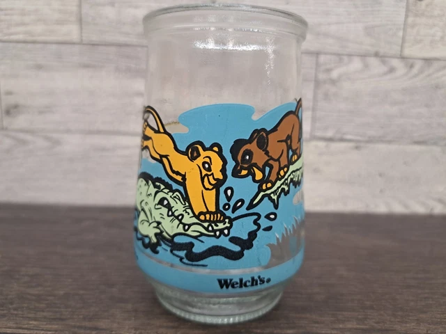 Disney The Lion King 2 Simba's Pride Welch's Jelly Glass Jar 1998