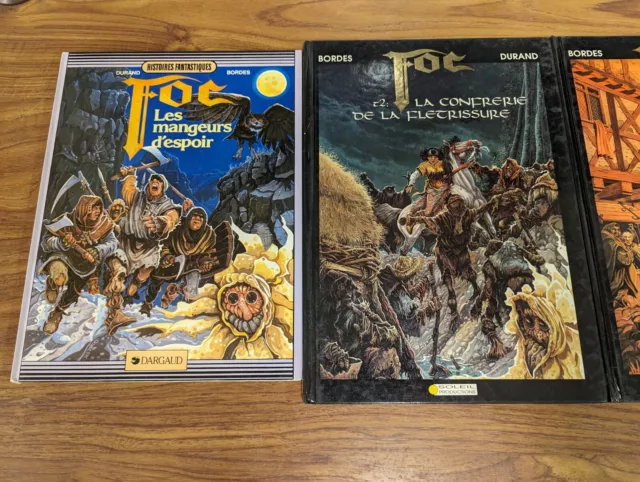 LOT BD - FOC - SERIE COMPLETE - 4 tomes - Bordes, Durand, Amblevert - intégrale 2