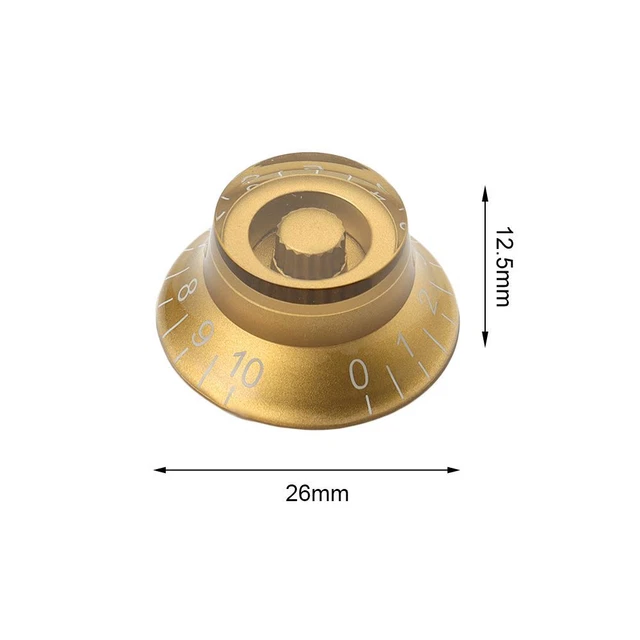 Chapeau Forme Bouton Contrôle de vitesse de guitare électrique For Les Paul LP 2