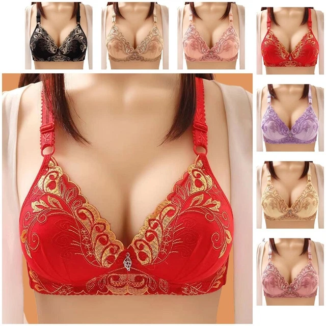 Reggiseno donna bretelle regolabili correzione 3/4 coppe imbottite lady reggiseno