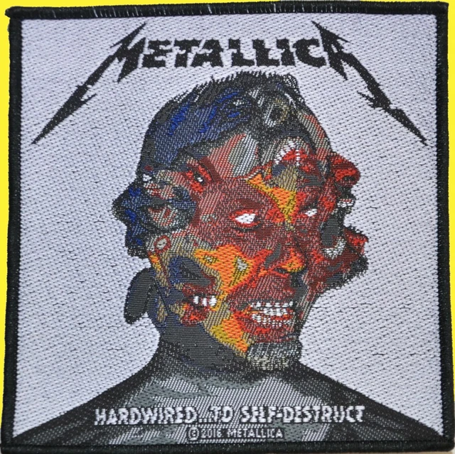 METALLICA - HARDWIRED To Self Destruct gewebter Aufnäher-woven Patch ...
