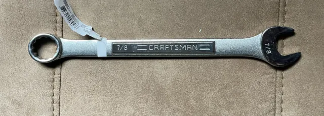 Nueva llave de combinación de acero forjado Craftsman 7/8" 12pt 44703