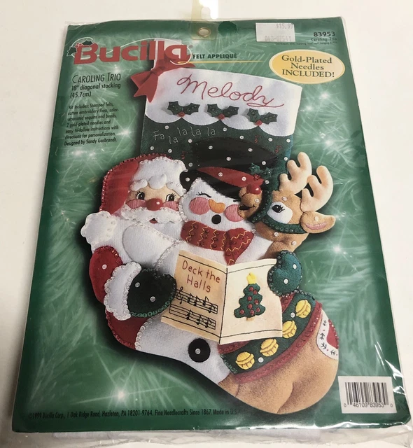 Bucilla Ugly Sweater Ornamenten Vilt Applique Kit, Multi-Colour, 29,89 x 22,86 x 4,57 cm