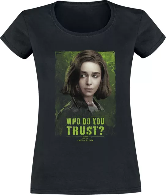 Secret Invasion Trust Giah Frauen T-Shirt schwarz