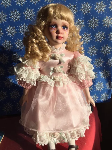 vintage porcelain doll