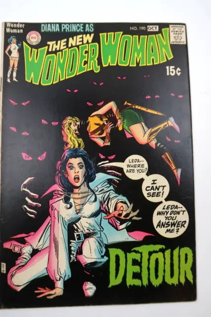 Wonder Woman #190 Bronze Age DC Comics 1970 VG/VG+