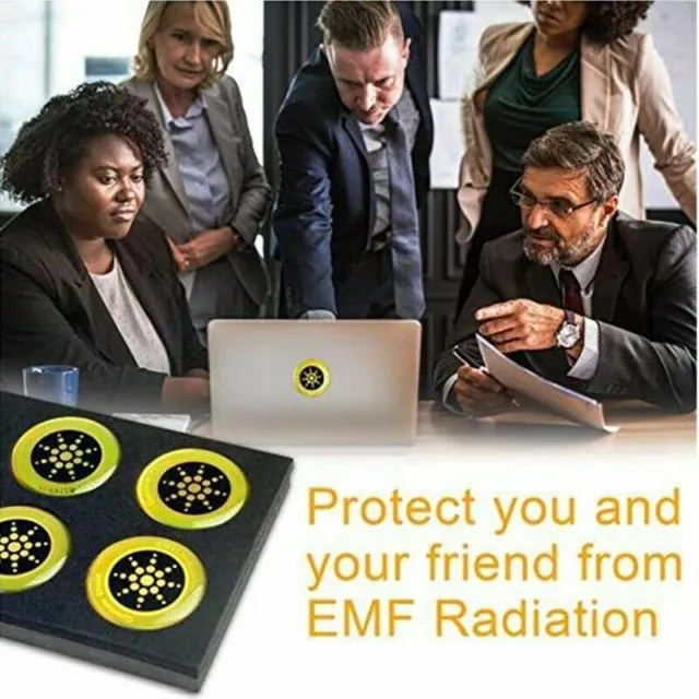 Quantum Anti Radiation Shield 5G EMF Protection - Phones Laptops - 6 Stickers UK 3