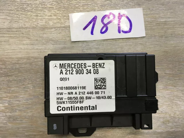 Mercedes W212 Kraftstoffpumpen Steuergerät 2129003408