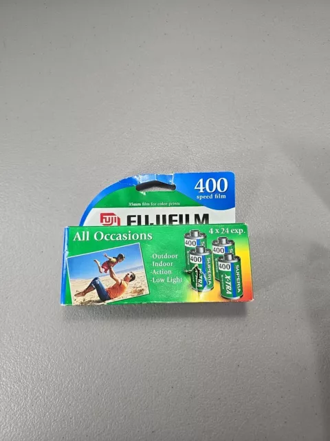 Fujifilm Superia X-TRA 400 35mm Film - 4 Pack 4x24 Exposure. Expired