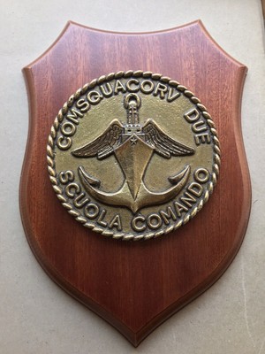 CREST COMANDO SECONDA SQUADRIGLIA CORVETTE MARINA MILITARE WALL PLAQUE 