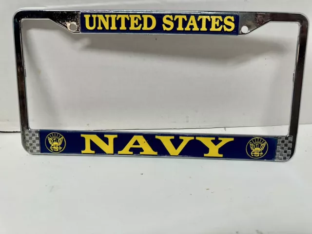 New United States Navy License Plate Frame